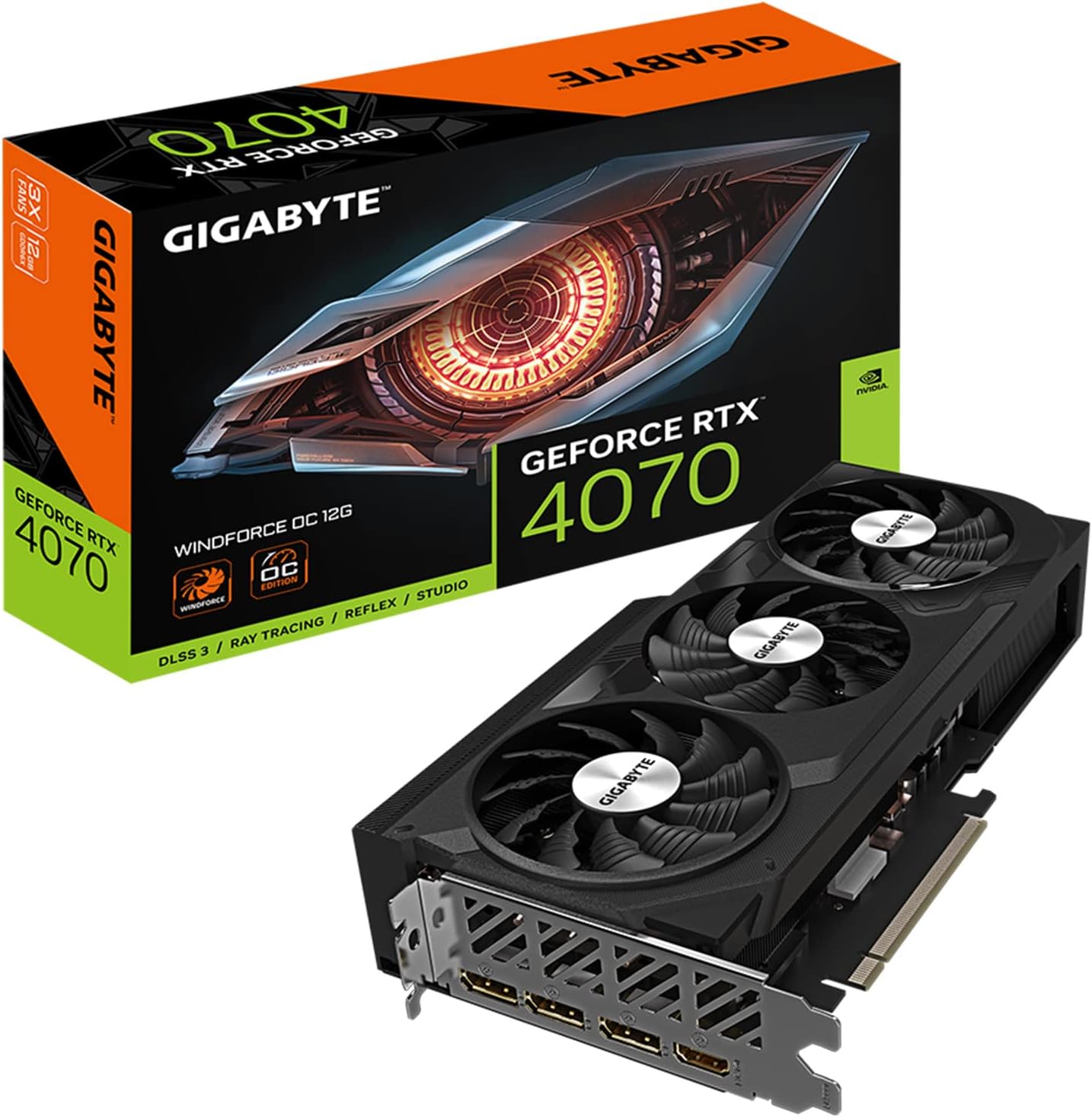 GIGABYTE WINDFORCE GeForce RTX 4070 12GB GDDR6X